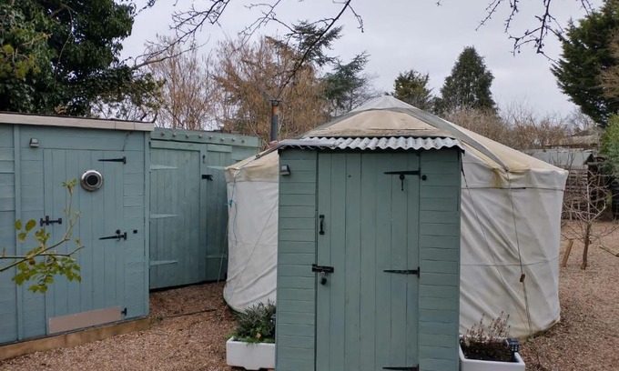 Magor Other | Cozy Yurt in South Wales with Private Garden & Kitchen
