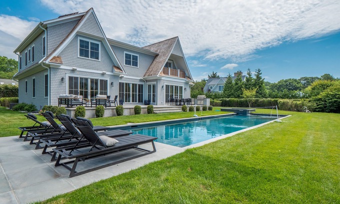 Village of Southampton House | Cozy Southampton Village Rental with Pool & Ocean View