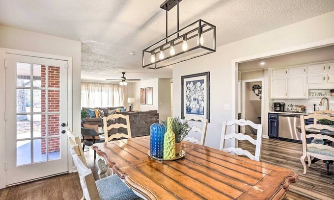 New Castle House | Inviting Southern Charm: 5BR Home with Kitchen in Prime Location