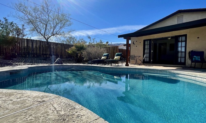 Twentynine Palms House | Modern Southwest Retreat with Private Pool & Ocean Views