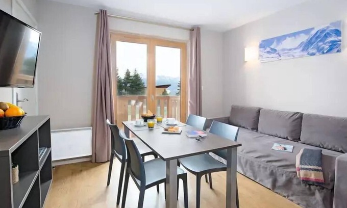 Pra Loup Apartment | Cozy SOWELL RÉSIDENCES Pra Loup*** Studio for 3 Guests