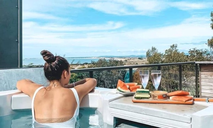 Bridport House | Unwind at Spa Bridport Tasmania with Ocean Views and Hot Tub