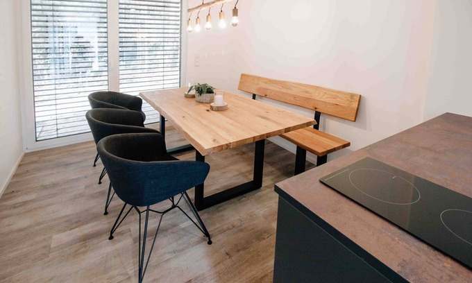 Pleinfeld Apartment | Inviting Space with Expansive Garden Terrace for Families