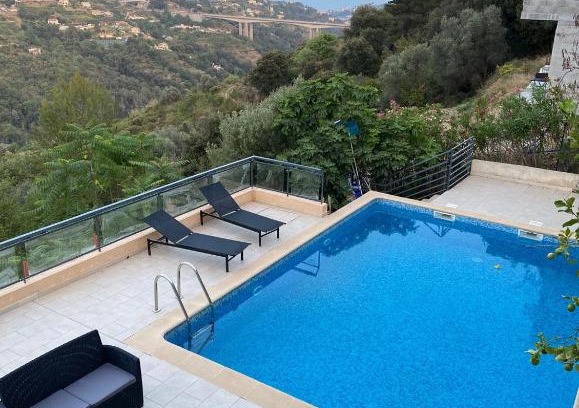 Nice Villa | Peaceful Villa Niçoise with Pool and Ocean Views