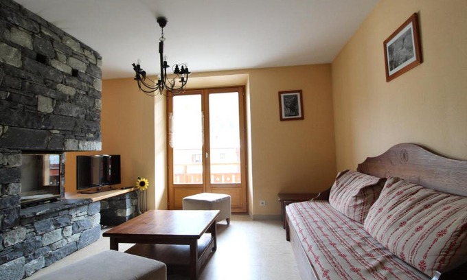 Val Cenis Apartment | Stunning Duplex in Lanslebourg with Mountain Views