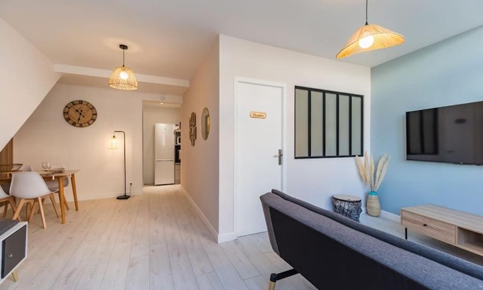 Trebeurden Apartment | Oceanfront T2 Near Beaches of Pink Granite Coast