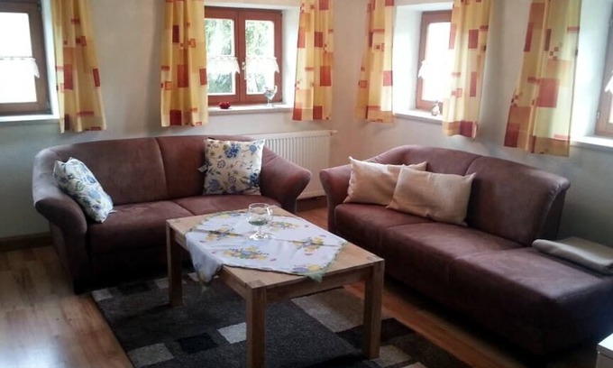Bad Koetzting Apartment | Guest Rated 10/10: Stylish Apartment with Terrace for Families
