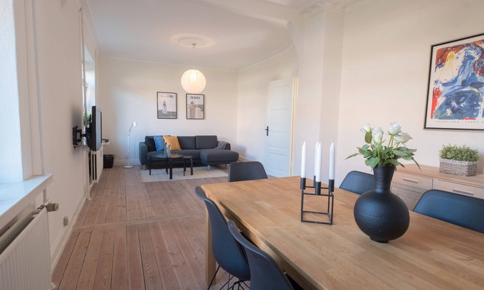Aalborg Apartment | Inviting 2-Bed Apartment in Aalborg with Family Amenities