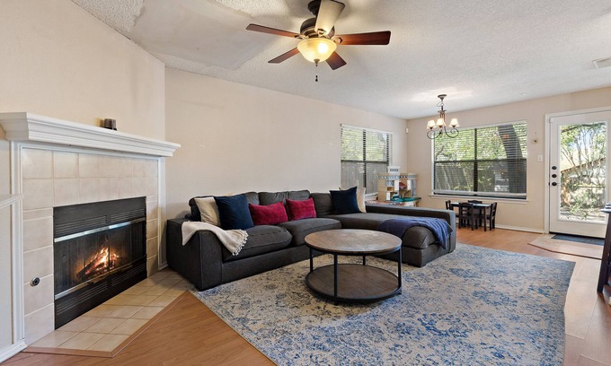 Indian Oaks House | Inviting 2-Story Home with Backyard and Office Space