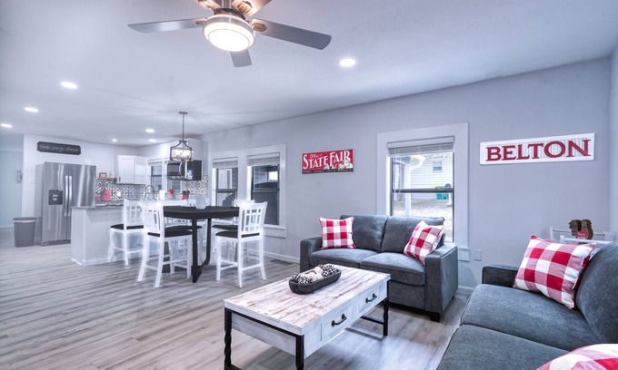 Belton House | Pet-Friendly 3-Bedroom Retreat with Game Room Near DT