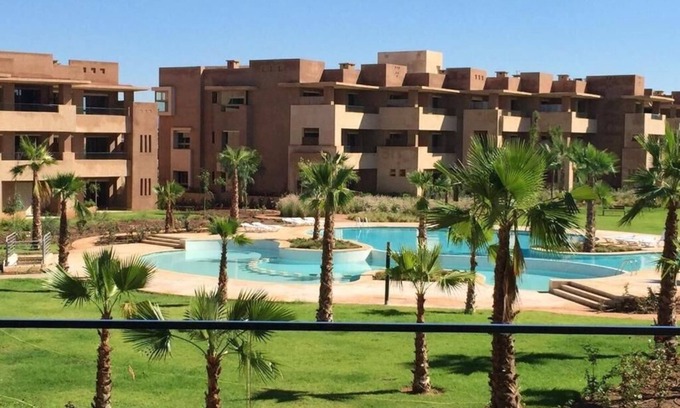 Marrakech Apartment | Elegant 3-Bedroom Retreat with Private Garden in Prestigia