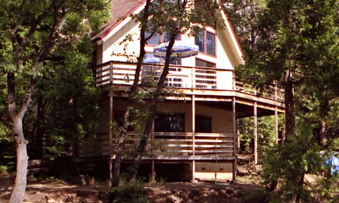 Long Barn Cabin | Exceptional Mountain Home with Pool and Pet-Friendly Perks