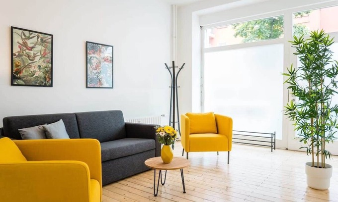 Friedrichshain Apartment | Bright 3BR Retreat in Friedrichshain - Family-Friendly Stay