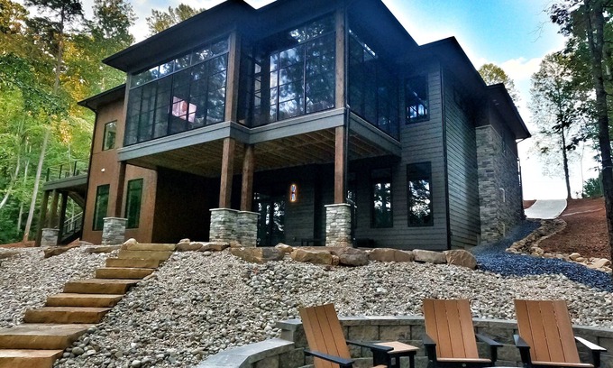 Seneca House | Modern Lake Keowee House Near Clemson with Family Amenities
