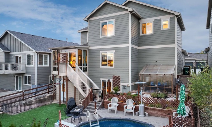 Monument House | Spacious 5 Bedroom Home With Mountain Views, Heated Pool, & Sunroom!
