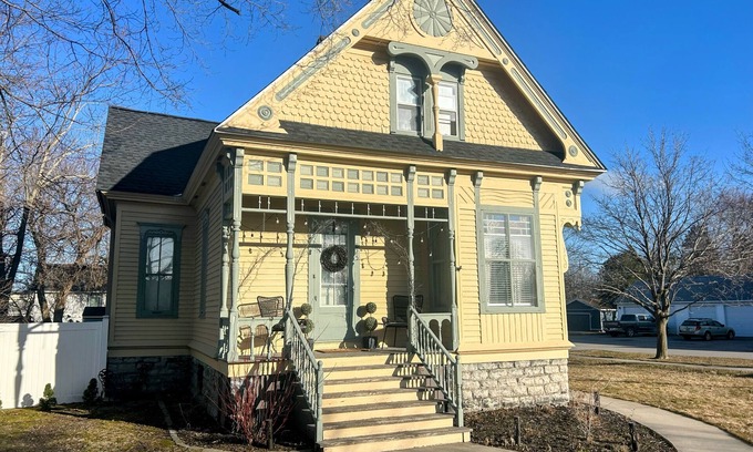 Alpena House | Spacious 5-bedroom Victorian house in charming Old Town Alpena with AC