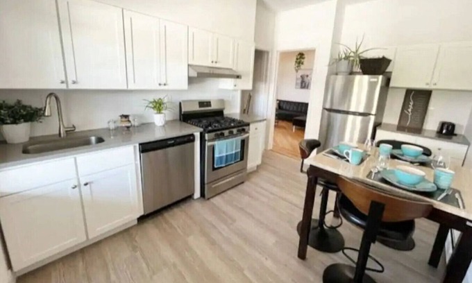 Weehawken Apartment | Stunning 3BR Retreat with NYC Views and Pet-Friendly Amenities