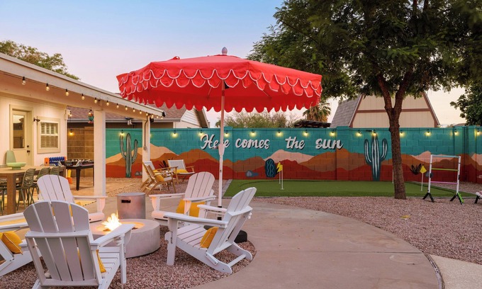 North Mountain House | Spacious 5BR Retreat with Heated Pool, Hot Tub, Arcade, Fire Pit & Games