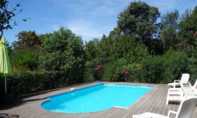 Maraussan Villa | Spacious Air-conditioned Villa Private Pool between sea & mountains in Hérault
