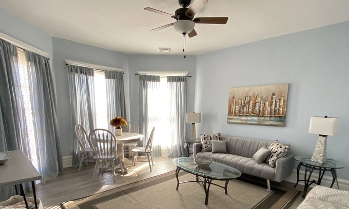 Logansport Apartment | Spacious and bright Apartment steps from Downtown.
