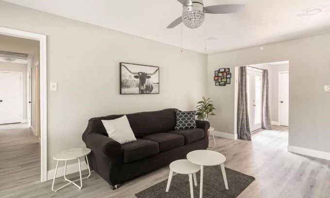 Garland House | Convenient Getaway: Family-Friendly with Pool & Kitchen
