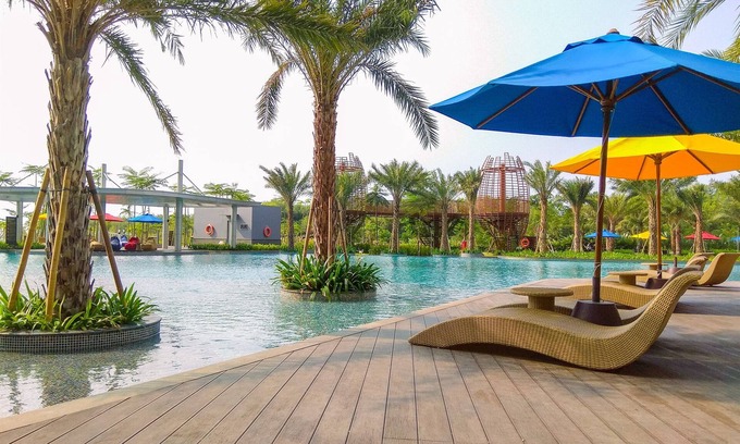 Pantai Indah Kapuk Apartment | Relaxing 3BR Gold Coast Apartment with Family-Friendly Amenities
