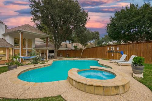 Grand Prairie House | Elegant Home with Cinema Room, Pool & Pet-Friendly Options