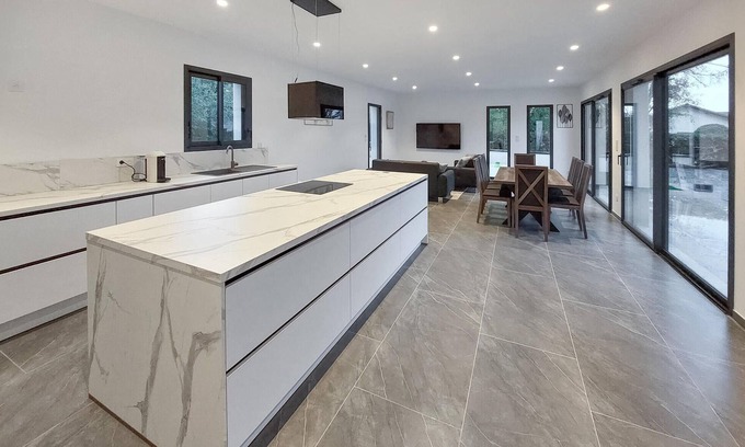La Boisse House | Modern Architect-Designed House with Pool in Lyon Region