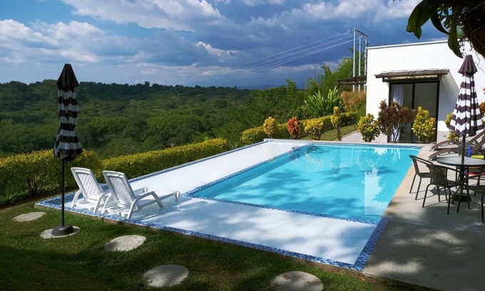 La Tebaida House | Serene Villa with Pool and Spectacular Views Near Salento