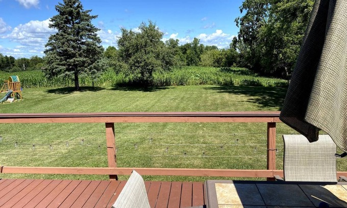 Green Bay House | Spacious "Bayview" 4-bedroom home in serene setting. Minutes to Lambeau Field.