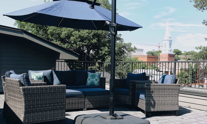Hillsboro Village Apartment | Top-Rated Belmont Apartment with Private Rooftop Retreat