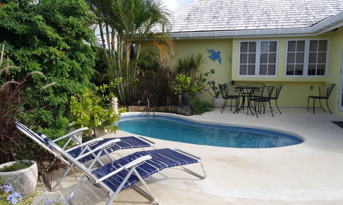 Marine Gardens Villa | Inviting Holiday Villa with Plunge Pool near Rockley Beach