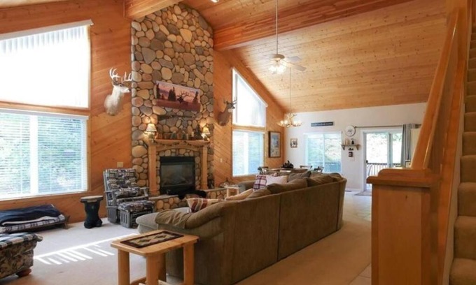 Shaver Lake House | Inviting Cabin with Game Room, Pool & Free WiFi