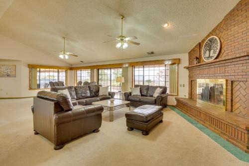 Apple Valley House | Inviting California Oasis with Pool and Cozy Fireplace