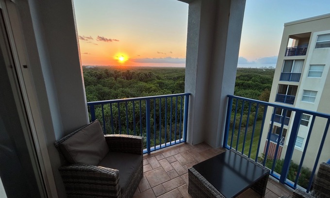 New Smyrna Beach Condo | Beachfront Condo with Breathtaking Sunsets & Top Amenities