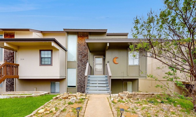 Point Venture House | Inviting Townhome with Game Room, Pool, and Tennis Courts