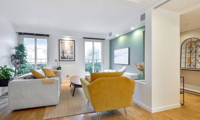 Parchamp–Albert Kahn Apartment | Modern Duplex Apartment in Boulogne Billancourt - Welkeys