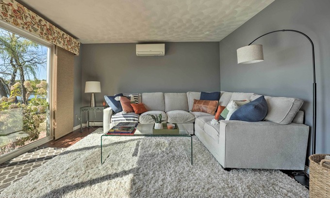Delton House | Charming Delton Home with Fire Pit and Scenic Lake Views