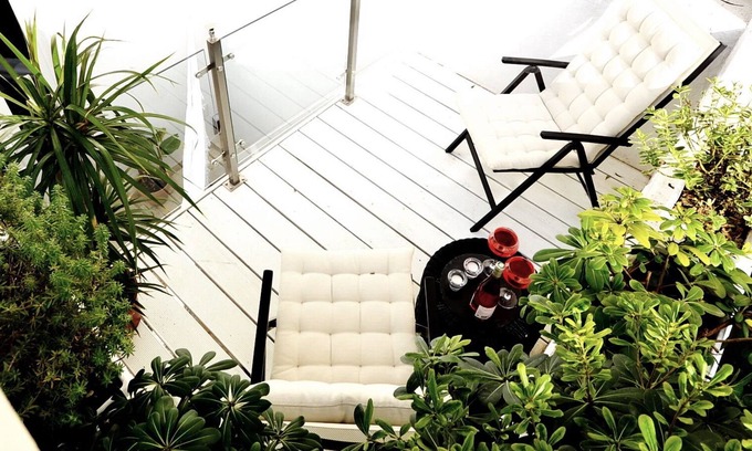 Le Piol Apartment | Stylish Designer Apartment with Oceanfront Views & Spa