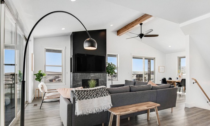 Sweetwater House | Spacious, Dog-Friendly Home with Shared Pool, WiFi, Huge Deck, & Gas Fireplace