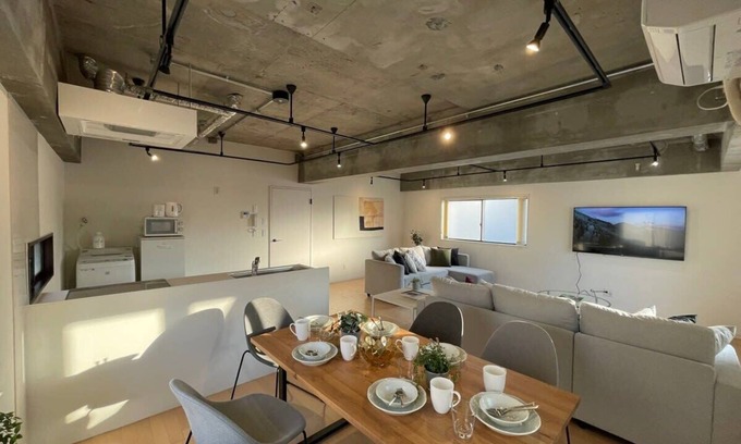 Hiroshima City Centre Apartment | Family Apartment Steps from Peace Park with Breakfast & Kitchen