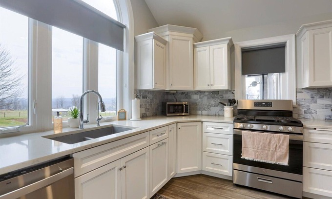 Strasburg House | Inviting Farm Home with Panoramic Views and Spa in Lancaster