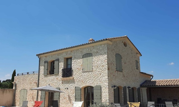 La Calmette Other | Charming Stone Farmhouse with Pool in Uzès for 8 Guests