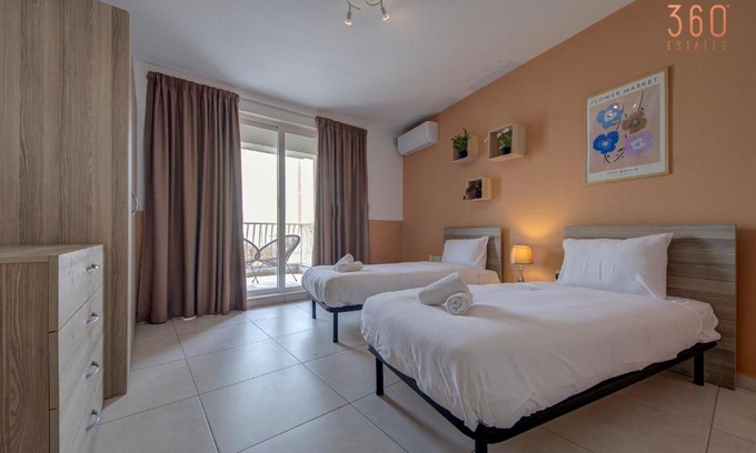 Pieta Apartment | Spacious, fully equipped 4BR home in Pietà with WIFI by 360 Estates