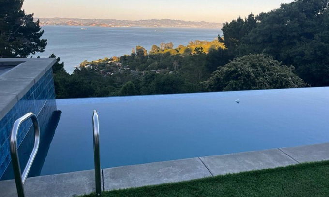 Tiburon House | Spacious Gated Estate with Pool, Hot Tub, & Breathtaking Ocean Views in Tiburon.