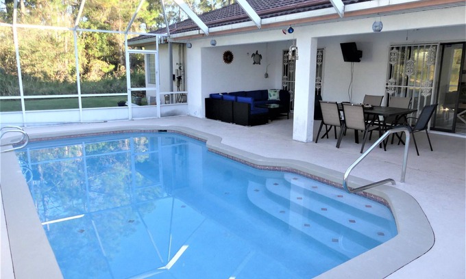 Palm Coast House | Unwind in a Heated Pool Home with Ocean Views & More