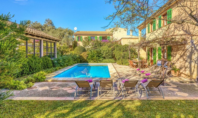 Petra House | Inviting Holiday Home “Can Casta” with Pool & Garden Oasis