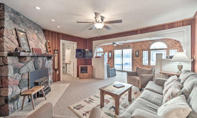 Chetek House | Inviting Home with Deck on Lake Chetek - Top Rated Stay!