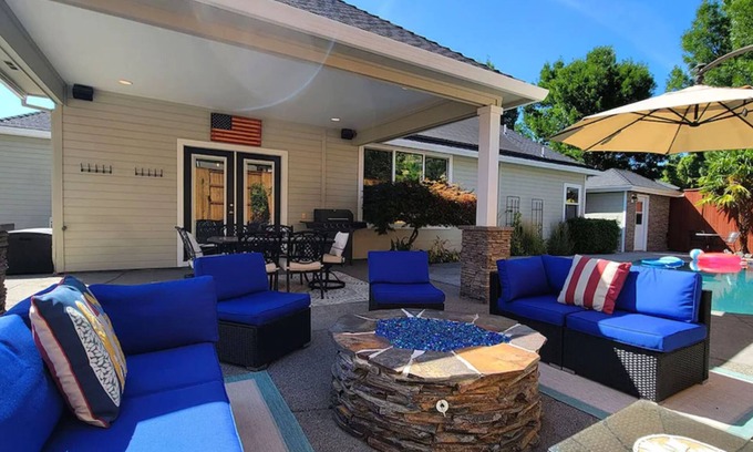Medford House | Contemporary Retreat with Ocean View and Private Pool