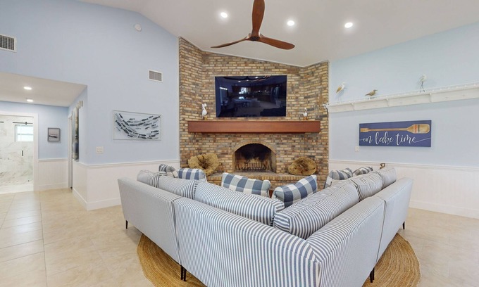 Lake Placid House | Inviting Home with Private Pool and Lake Access for Families